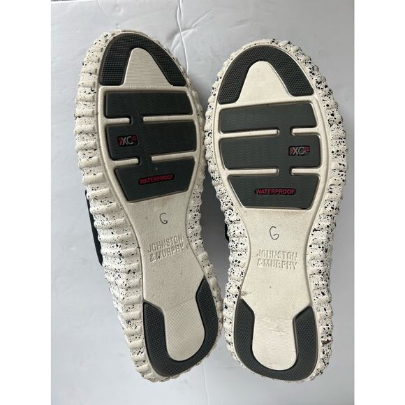 Johnston & Murphy Black and Gray Suede XC4 Waterproof Slip On Loafer Sneakers 8M - Picture 11 of 11